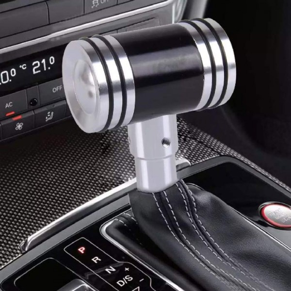 Black Universal Hammer Shape Aluminum Manual or Automatic Gear Shift Knob