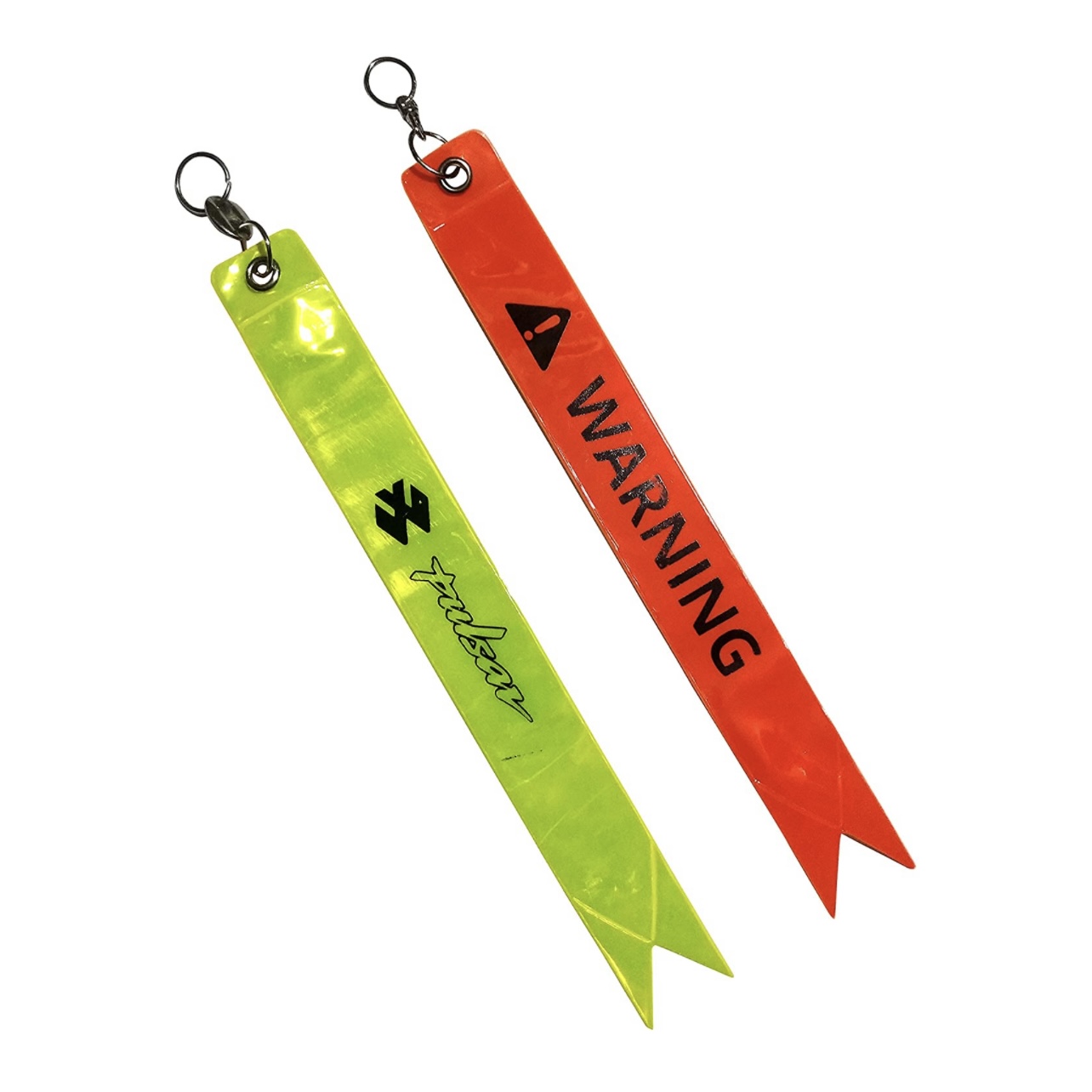 Radium Reflector Warning Tag Ribbon Shaped Neon Strap