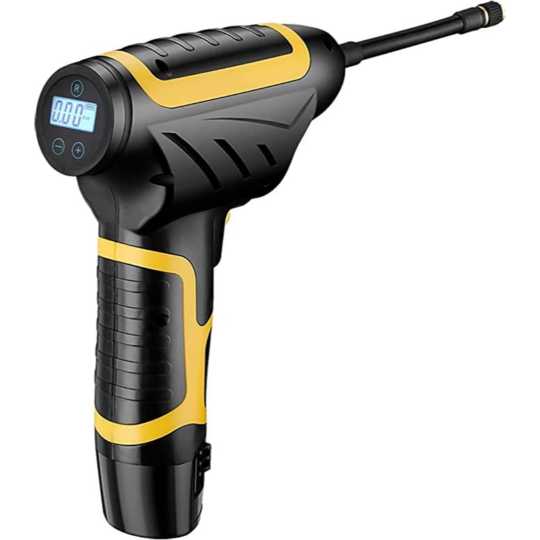 Air Compressor Tire Inflator 150PSI Cordless Bike or Car Tire Pump Rechargeable