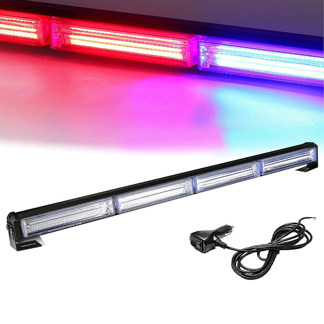 Led Police Strobe Light Flasher Bar 24 Inch COB 42W LED Lights With 5 Functions