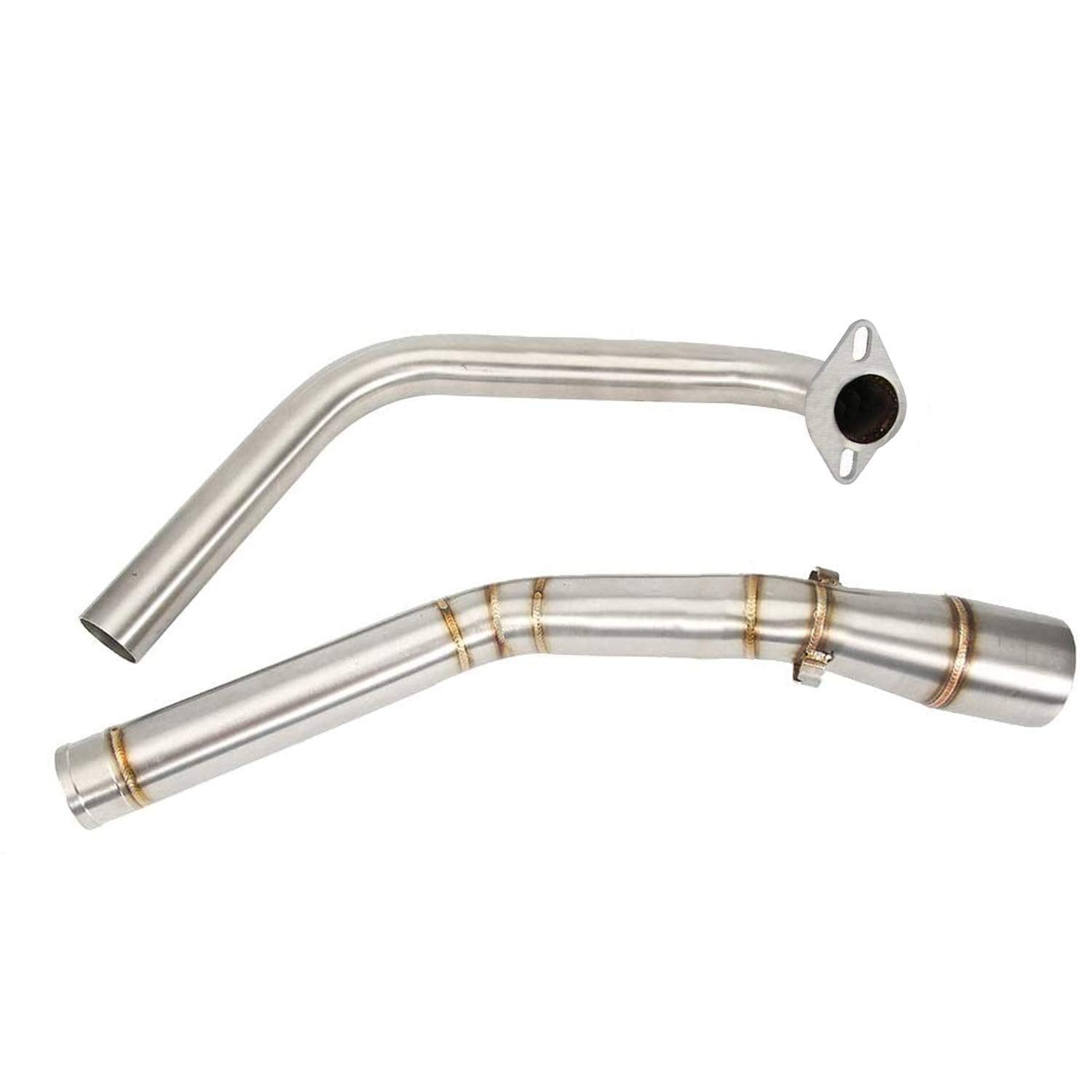EXMER15 Motorcycle Silencer Bend Pipe for Yamaha R15 V3 Stainless Steel