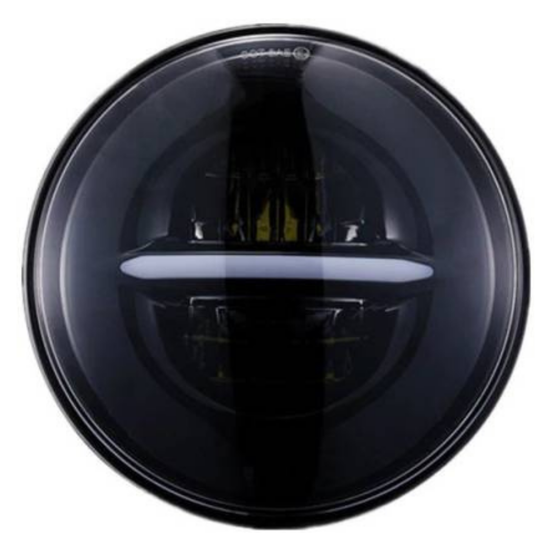 Minus 7 inch Round LED Headlight For Bullet, Thar, Harley Davidson & Jeep