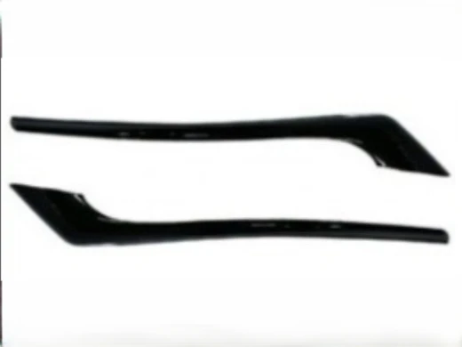 Fortuner Legender Eyebrow Trim – Black Headlight Eyebrows | Sport Styling Garnish (Set of 2)