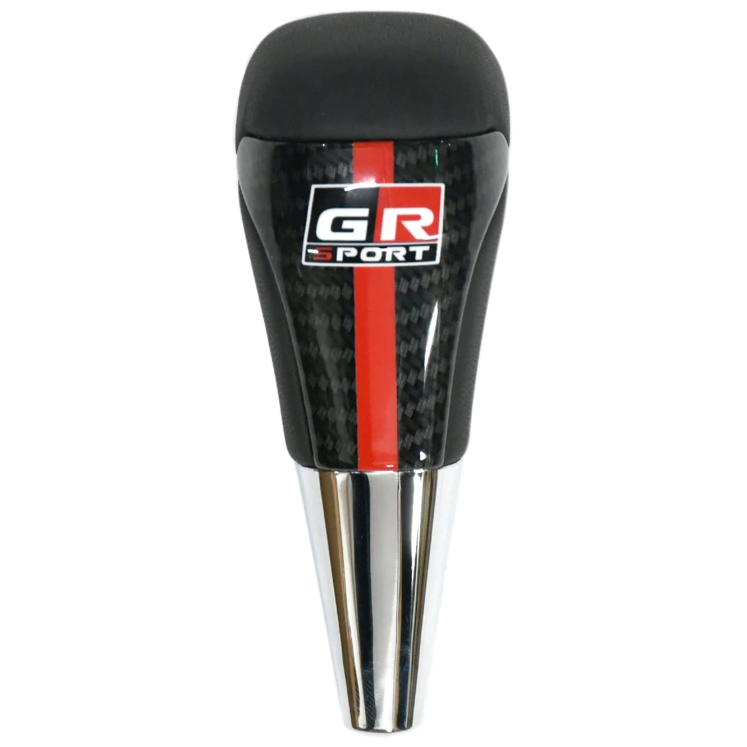 Copy Carbon GR Sport Gear Knob for Toyota Fortuner Legender | Adjustable, Lightweight, Copy Carbon Fibre Finish