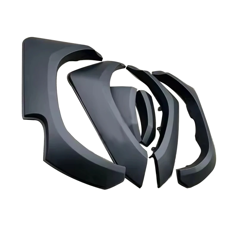 GR‑Style 6‑Piece Fender Flares for Toyota Hilux Revo/Rocco (2015–2024) | Textured Matte Black | Bolt‑On Fit