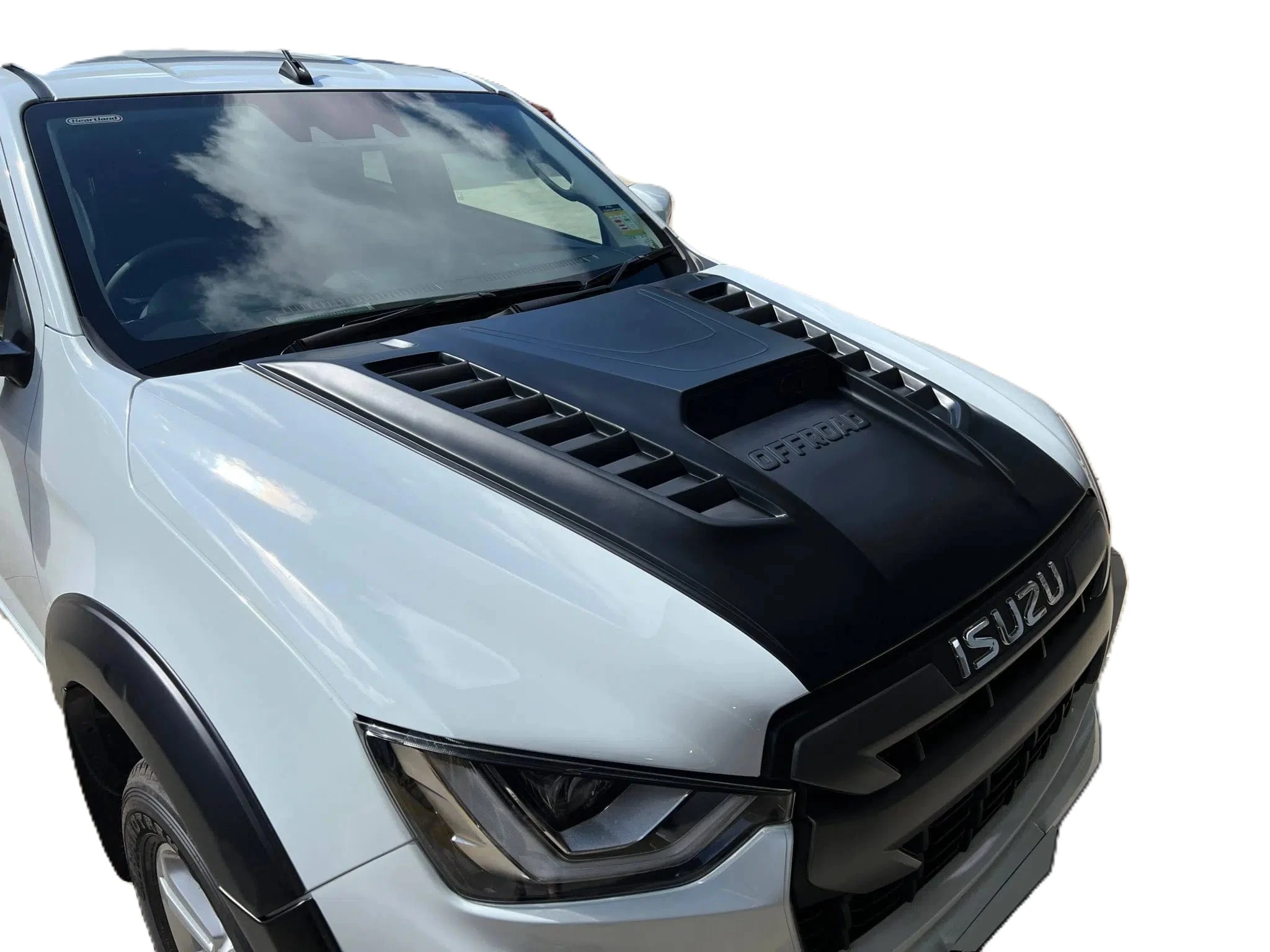 Isuzu D‑Max Hood Scoop / Bonnet Scoop | ABS | Black | Vehicle‑Specific Fit | Gloss or Matte Finish